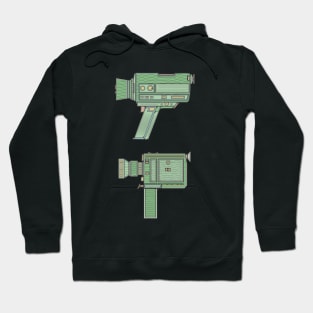 Green Classic Video Camera Hoodie